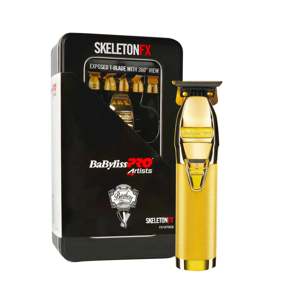 Babyliss Pro 4Artist Gold Skeleton Trimmer FX7870GE - trimmer da rifinitura in metallo